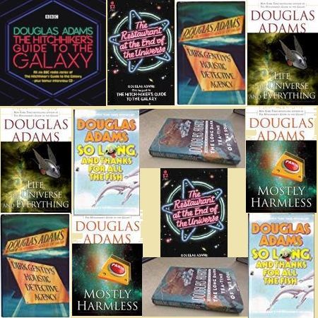 Douglas Adams - 9 popular Titles-Audio Books